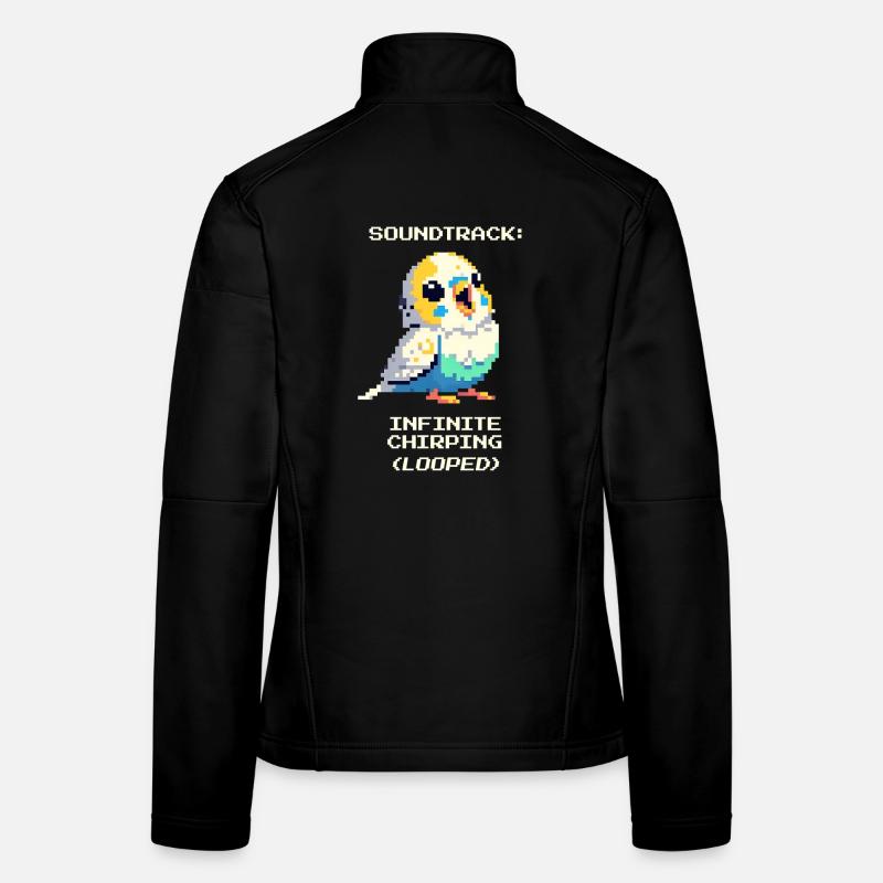 Soundtrack: Endless Chirping | Budgie Women's Softshell Jacket