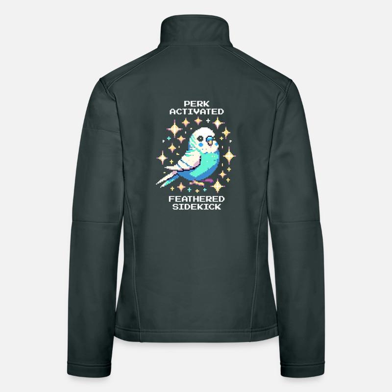 Avantage actif : Acolyte à plumes | Perruche Veste en tissu softshell Femme