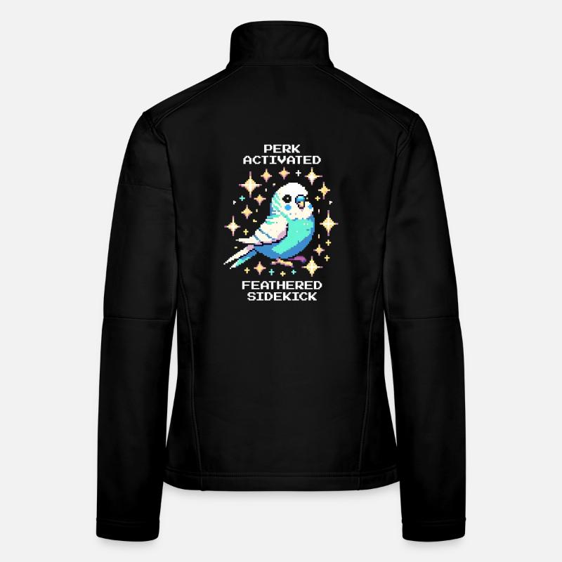 Perk active: Feathered Sidekick | Budgie Women's Softshell Jacket
