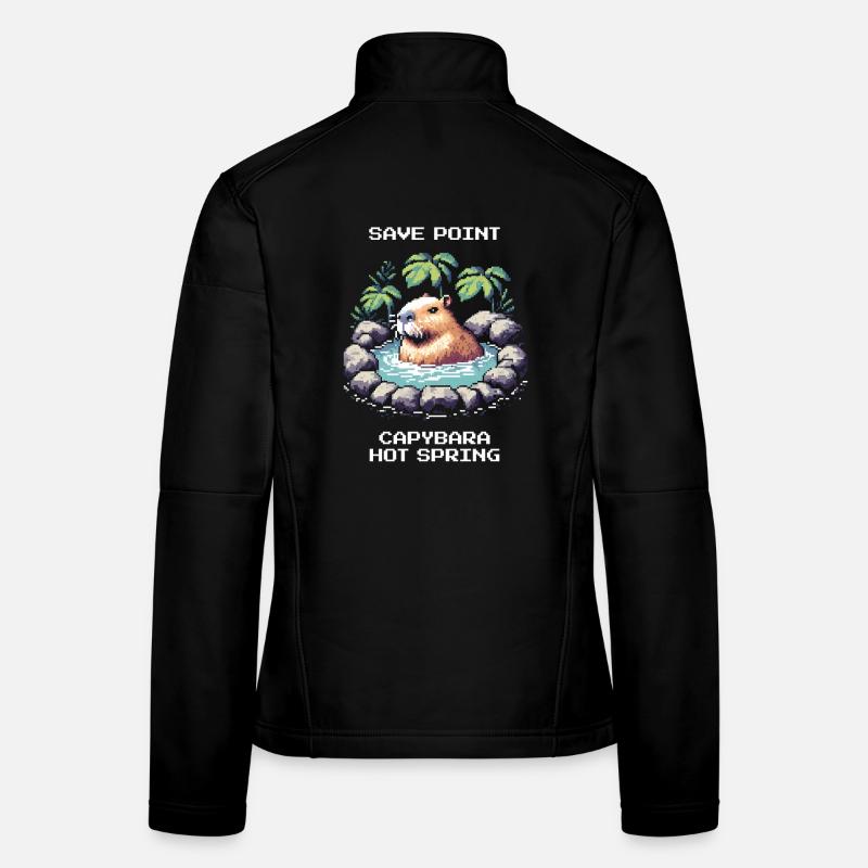 Speicherpunkt: Capybara-Onsen | Entspannung Frauen Softshelljacke