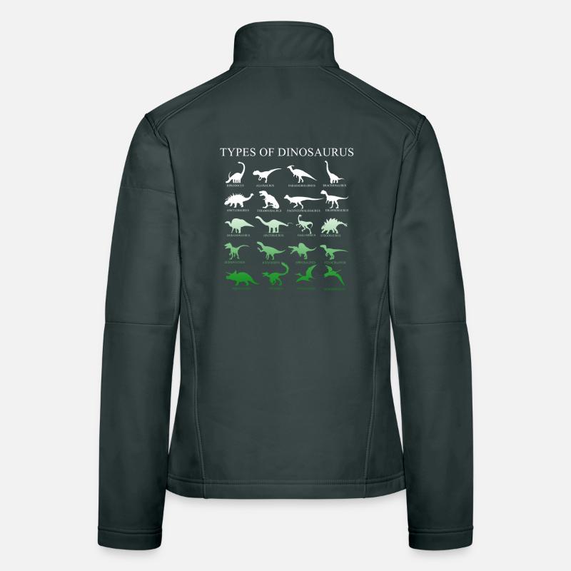 Dinosaurier Frauen Softshelljacke