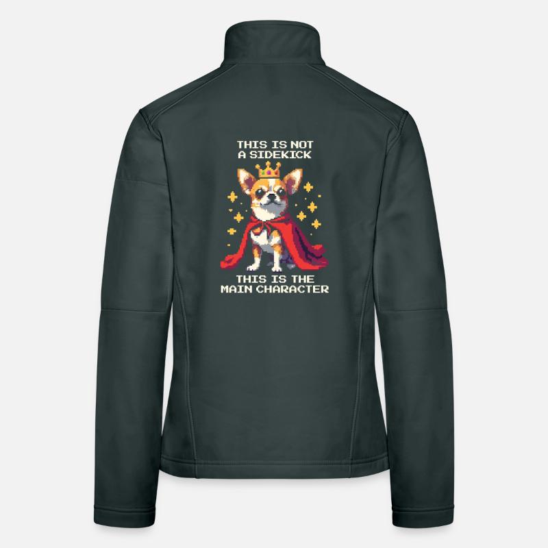 No Sidekick – Main Character | Chihuahua Women's Softshell Jacket