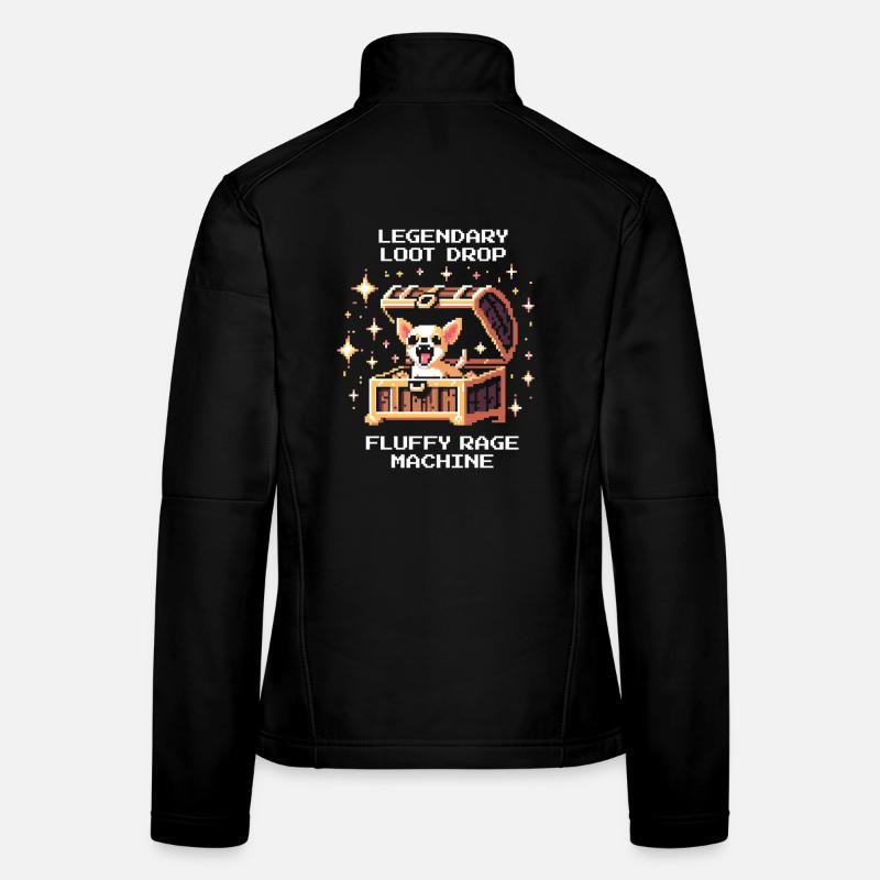 Legendärer Drop: Wut-Flausch | Chihuahua Frauen Softshelljacke