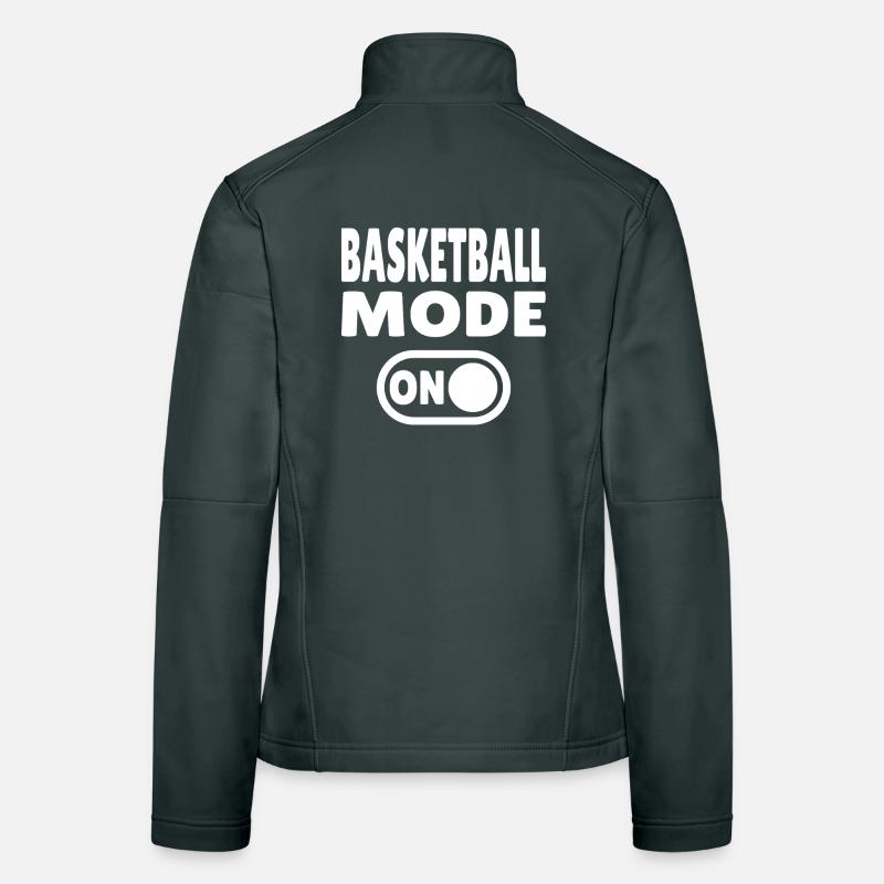 Mode basket-ball activé – Conception des joueurs et des supporters Veste en tissu softshell Femme