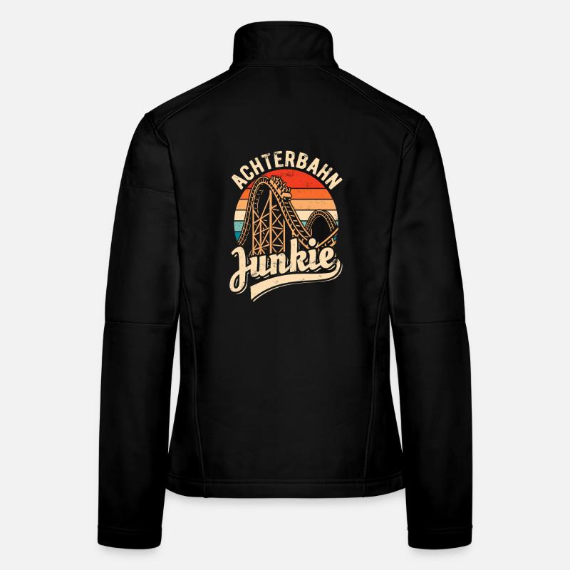 Roller Coaster Junkie - Adrenaline Fan - Looping Women's Softshell Jacket