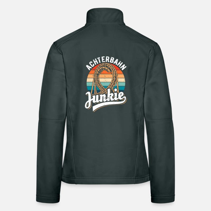 Achterbahn Junkie - Looping Frauen Softshelljacke