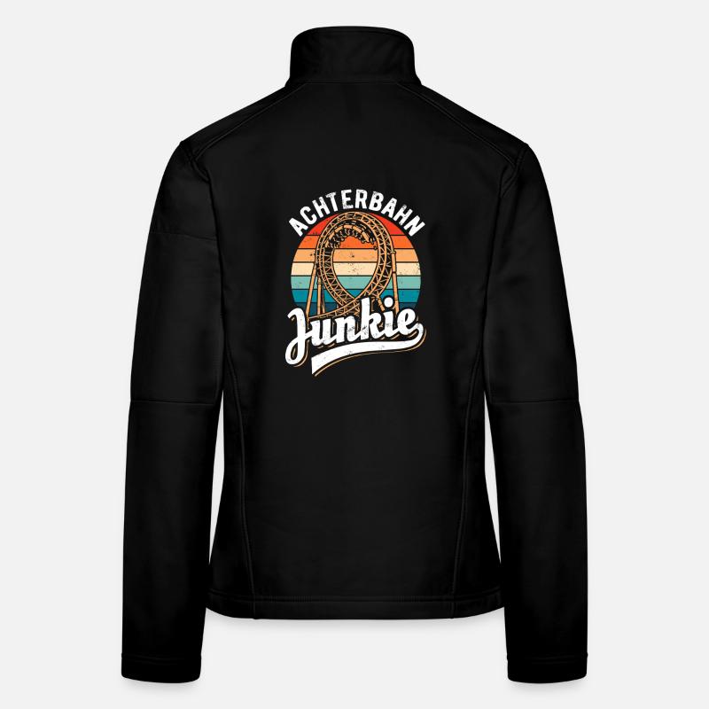 Roller Coaster Junkie - Looping Women's Softshell Jacket
