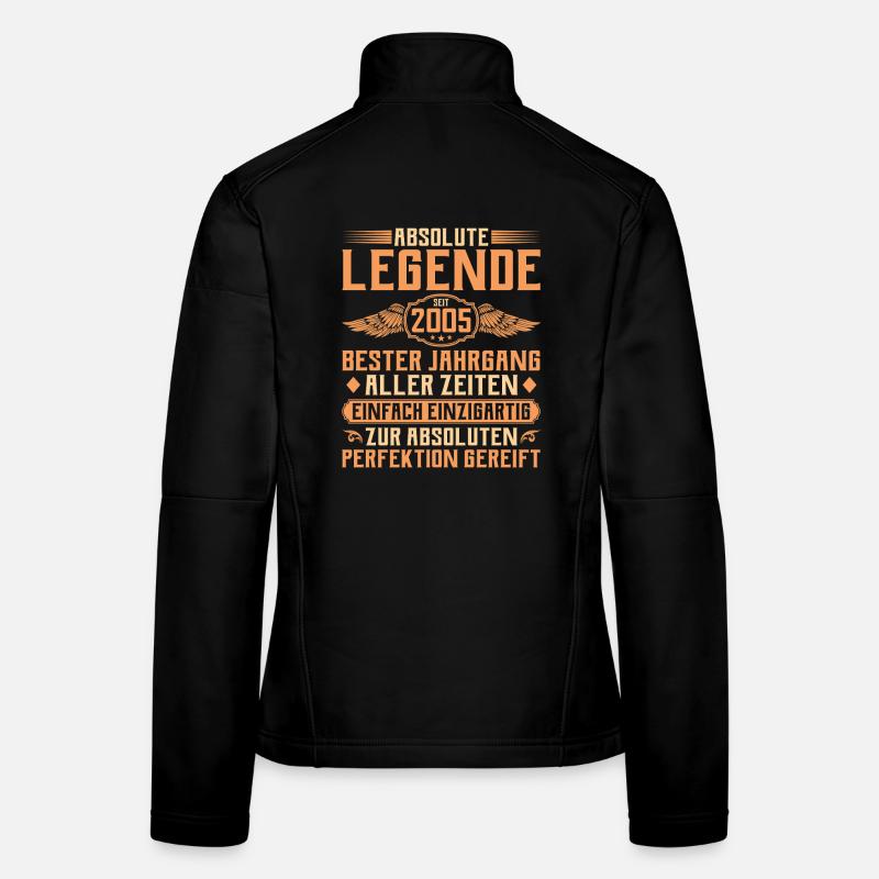 20th birthday - Legend since 2005 Women's Softshell Jacket