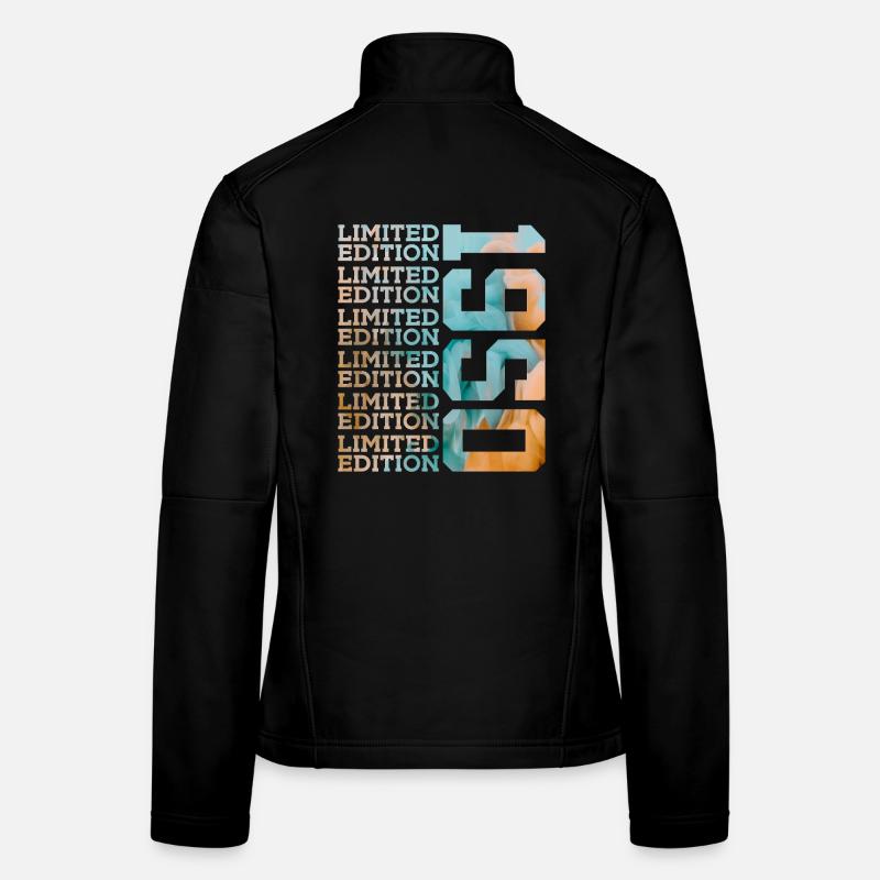 ÉDITION LIMITÉE 1950 76 ANS 76E ANNIVERSAIRE Veste en tissu softshell Femme
