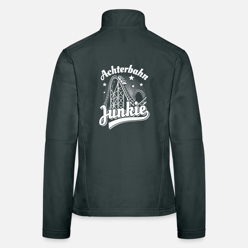 Achterbahn Junkie - Freizeitpark - Looping Frauen Softshelljacke