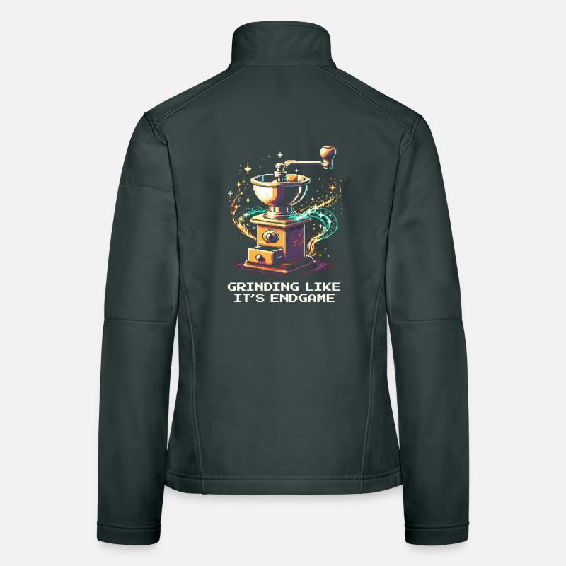 Endgame grinding | Espresso coffee Women's Softshell Jacket