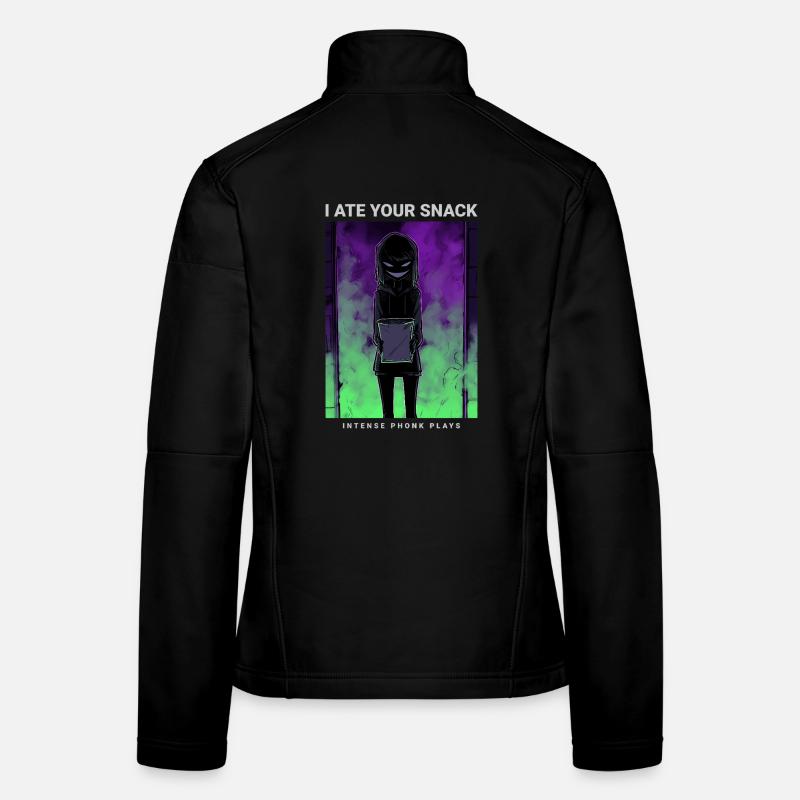 Gruseliges Anime Phonk I Ate Your Snack Frauen Softshelljacke