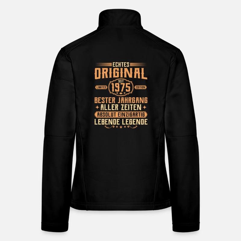 Echtes Original seit 1975 - 50. Geburtstag Frauen Softshelljacke