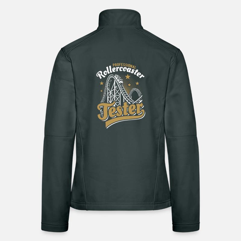 Professional Rollercoaster Tester Frauen Softshelljacke