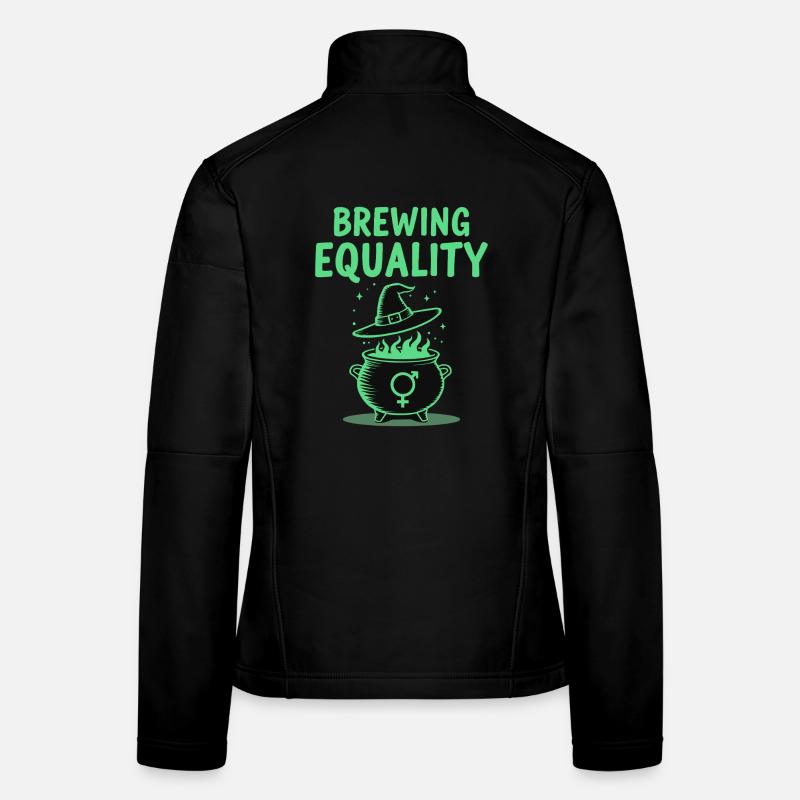 Brewing Equality – Le féminisme dit Halloween Veste en tissu softshell Femme