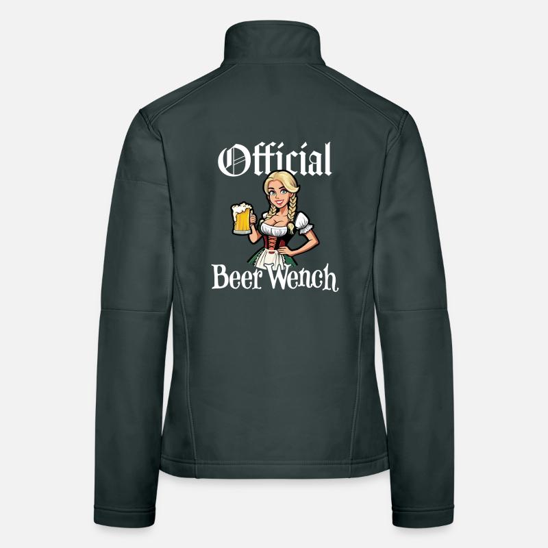 Offizielle Bierfrau Frauen Softshelljacke