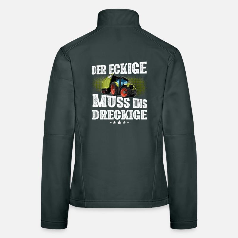 Tractor Farmer Women's Softshell Jacket