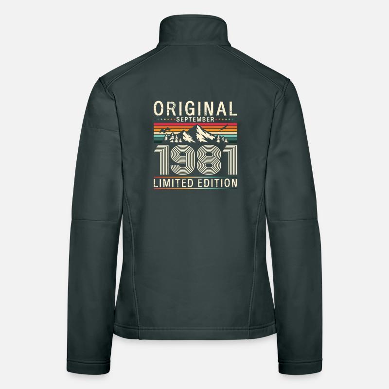 44th birthday Original September 1981 Women's Softshell Jacket