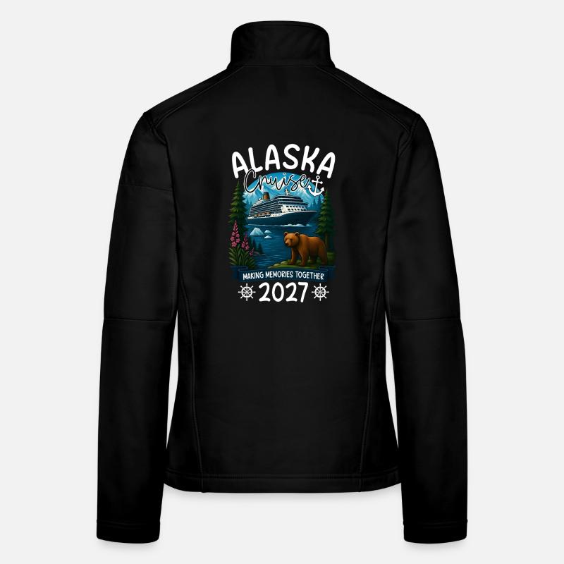 Croisière en Alaska 2027 Veste en tissu softshell Femme
