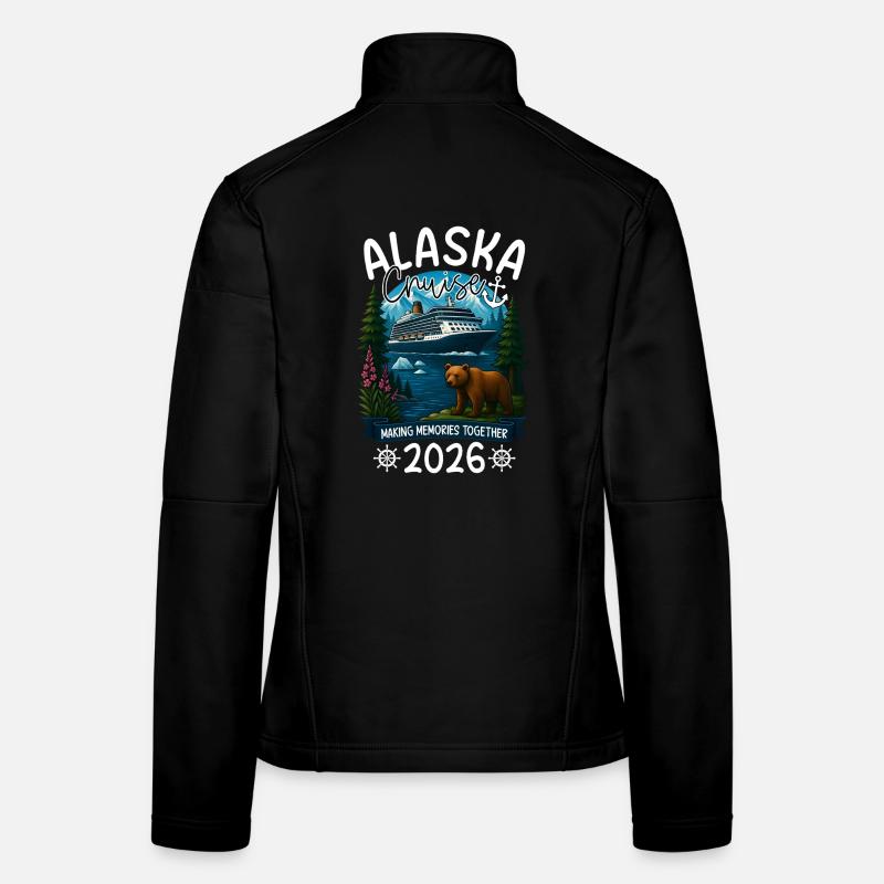 Alaska Cruise 2026 Design Women's Softshell Jacket
