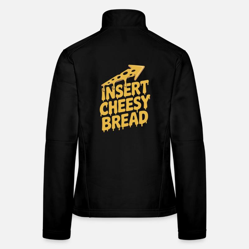 Fromage Bâtonnet de fromage Toast au fromage Veste en tissu softshell Femme