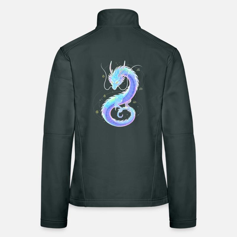 Mystischer Äther Drache | Soul Weaver Frauen Softshelljacke
