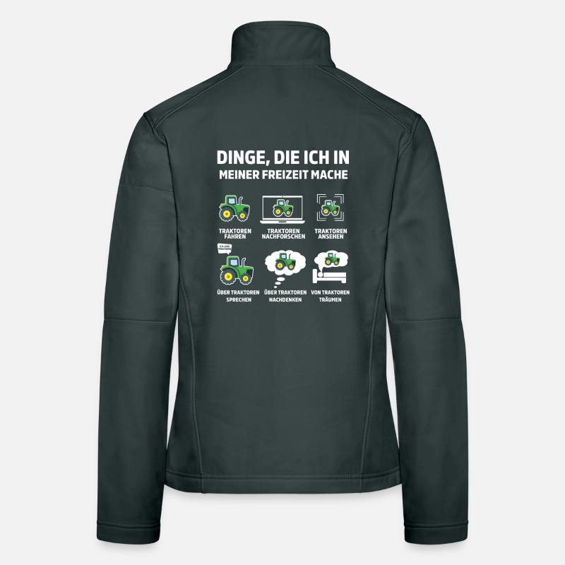 Things I do in my spare time Tractor Women's Softshell Jacket