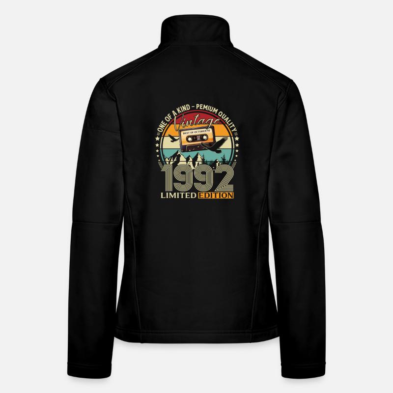 Cassette du 33e anniversaire, octobre 1992 Veste en tissu softshell Femme