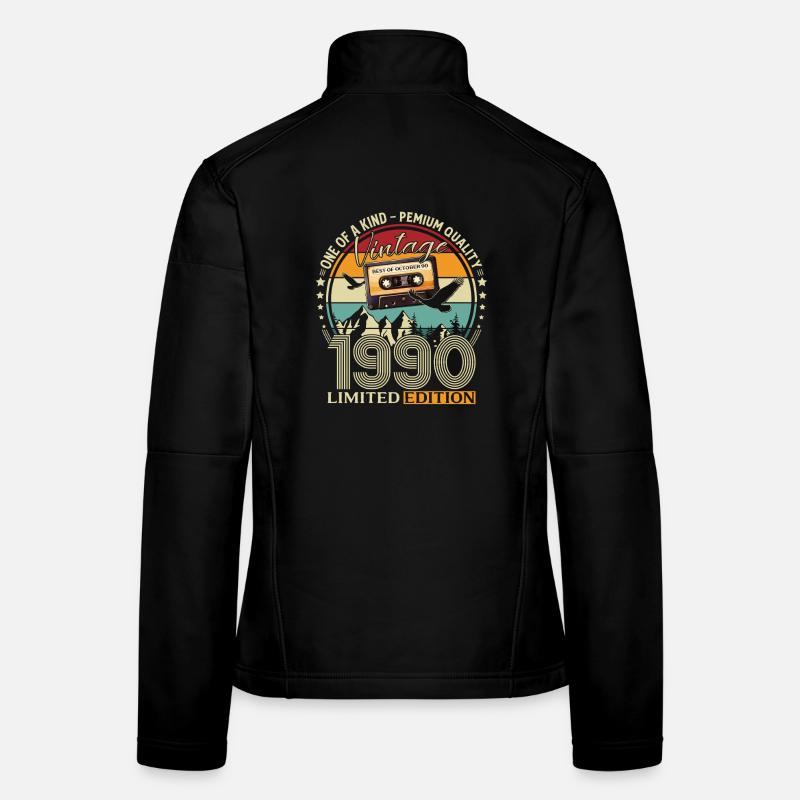 Cassette du 35e anniversaire, octobre 1990 Veste en tissu softshell Femme