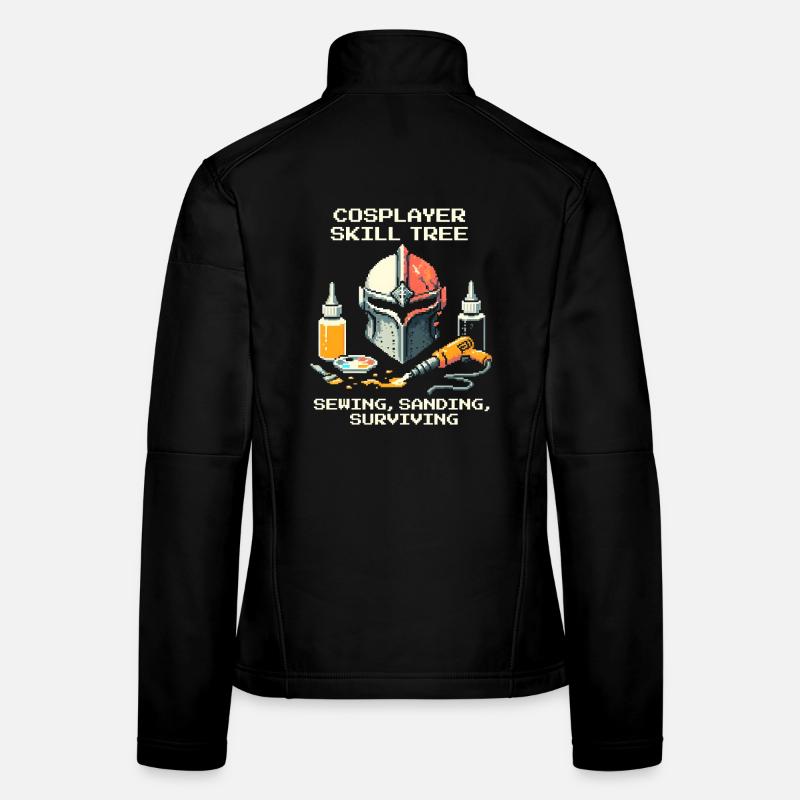 Skilltree: Nähen, Schleifen, Überleben | Cosplay Frauen Softshelljacke