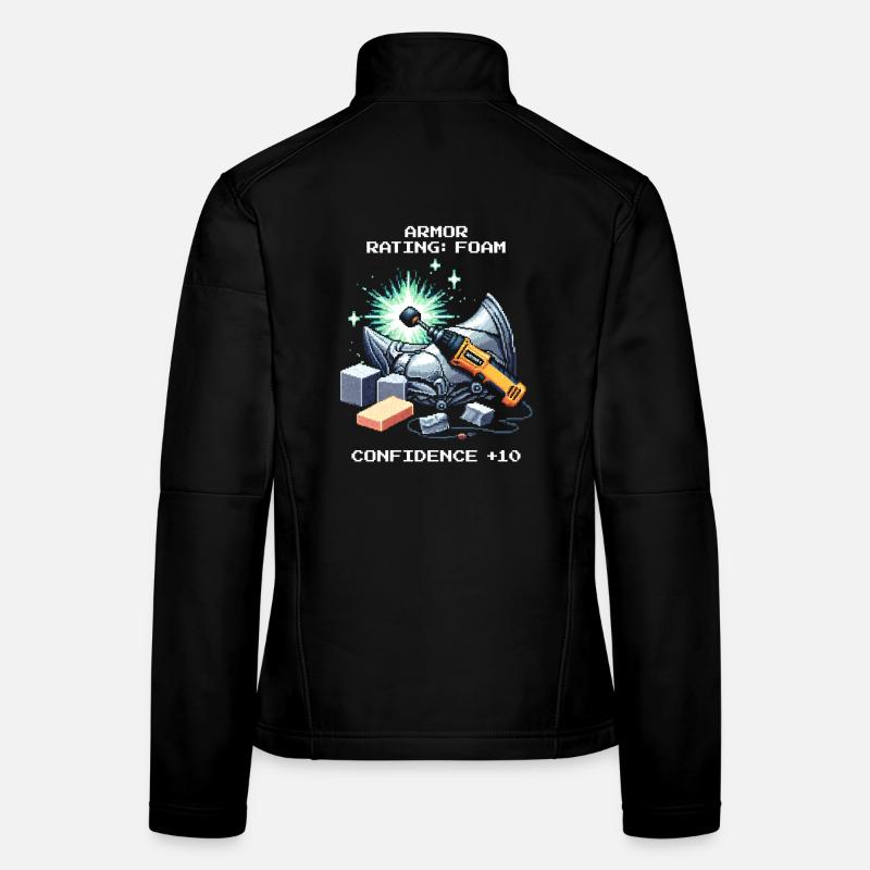Rüstungswert: Selbstvertrauen +10 | Cosplay Frauen Softshelljacke
