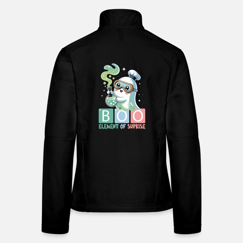 Geist Niedliche Halloween Herbst Frauen Softshelljacke