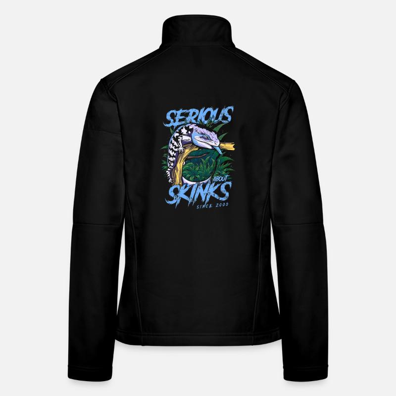 Serious About Blue Tongue Skinks Since 2000 Women's Softshell Jacket