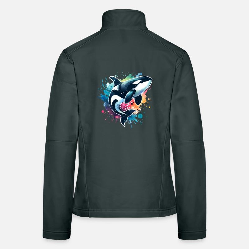 Orca Schwertwal Frauen Softshelljacke