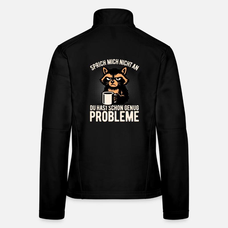 Don't Talk To Me - Sloth Coffee Women's Softshell Jacket