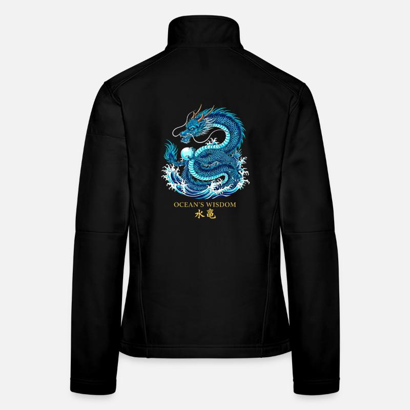 Ocean Dragon | Ocean's Wisdom Women's Softshell Jacket