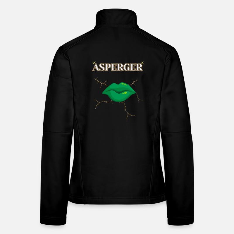 DAS MODERNE DESIGN VON AUTISM ASPERGER Frauen Softshelljacke