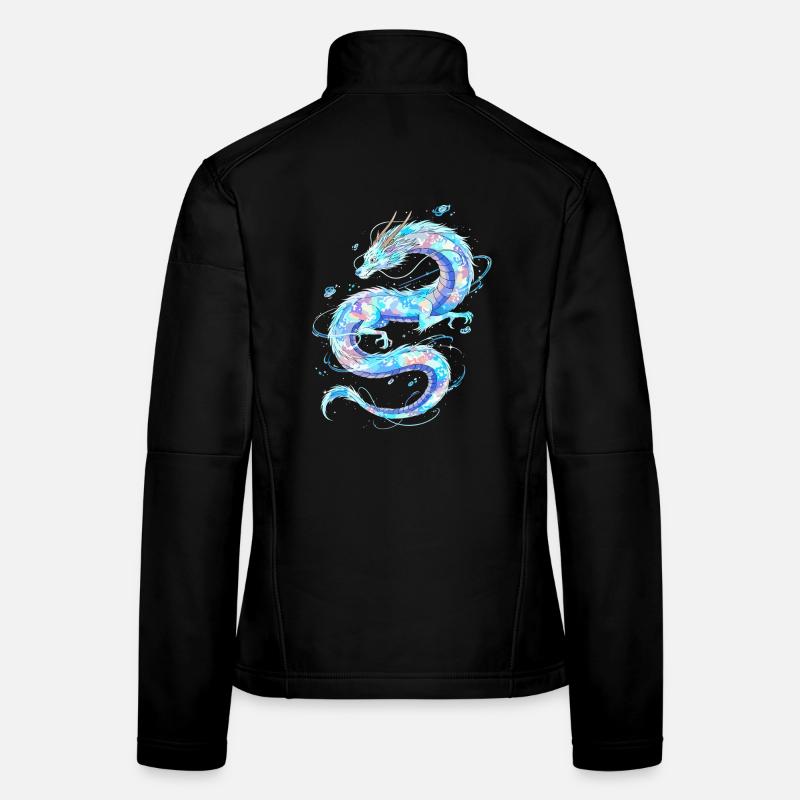 Ätherischer Wasserdrache Frauen Softshelljacke