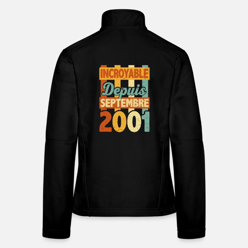 Incredible Since September 2001 Anniversary Women's Softshell Jacket