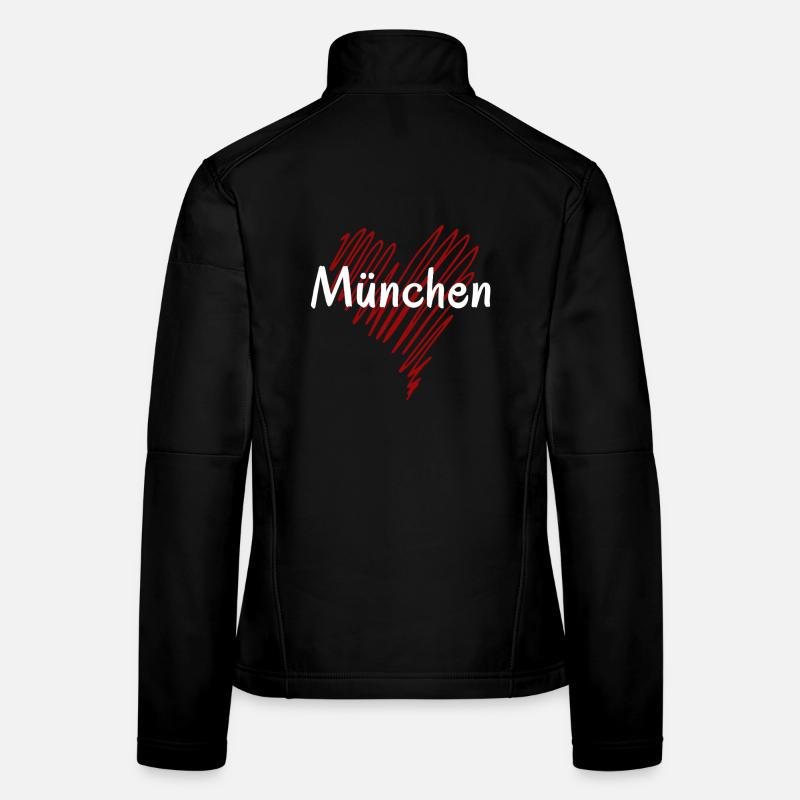 I love Munich, Munich Germany Women's Softshell Jacket