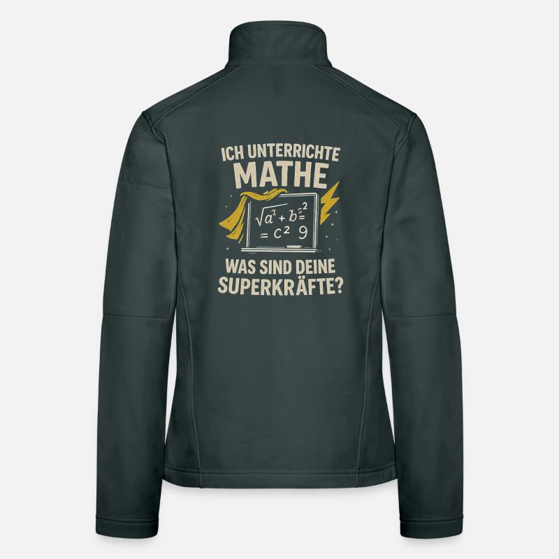 I teach math – your superpowers? Women's Softshell Jacket