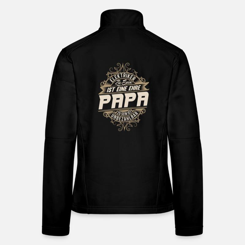Electrician Dad Women's Softshell Jacket