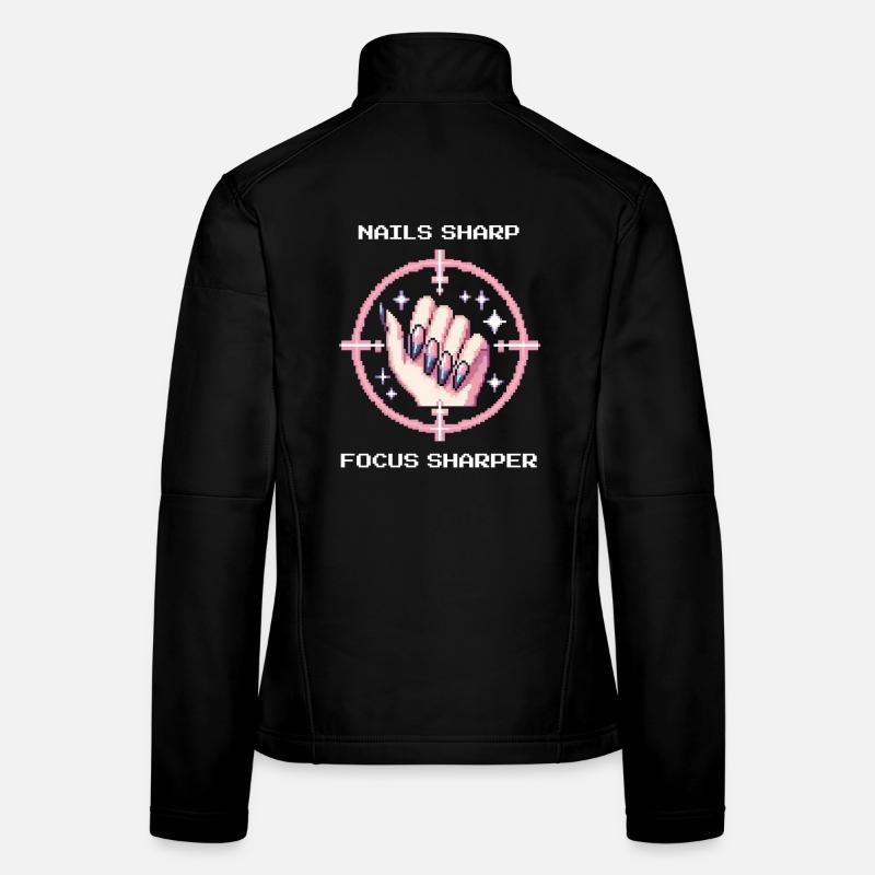 Sharp nails, even sharper focus | Girly Edge Women's Softshell Jacket