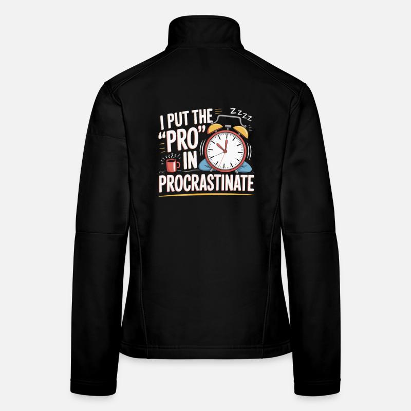 Pro im Prokrastinieren Uhr Frauen Softshelljacke