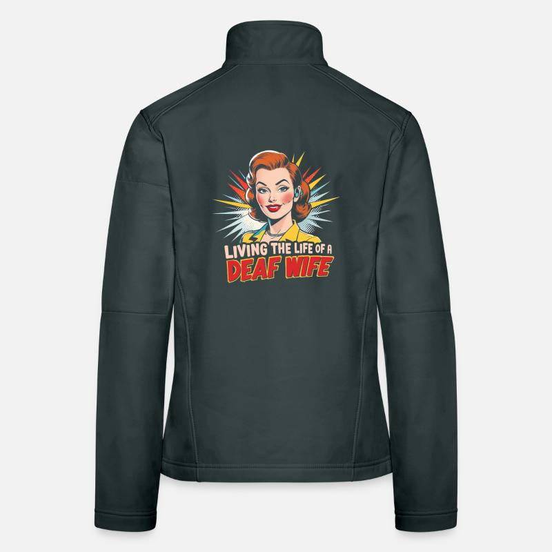 Deaf Deaf Hearing Impairment Women's Softshell Jacket
