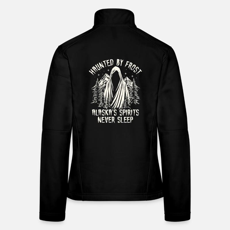 Frost ghosts over Alaska's peaks Women's Softshell Jacket