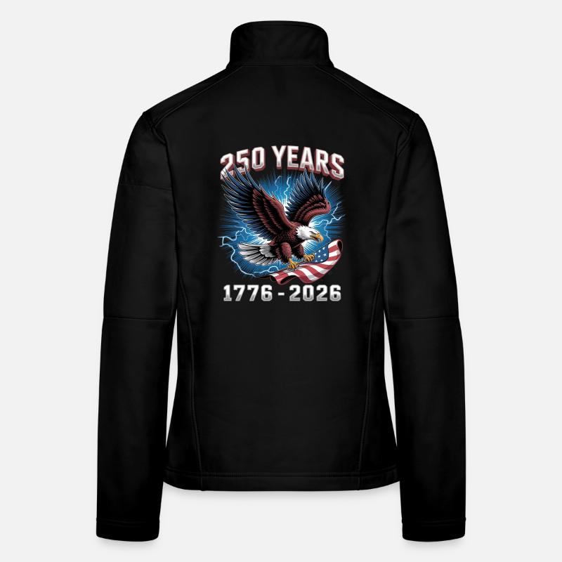 Eagle with flag – 250 years Women's Softshell Jacket
