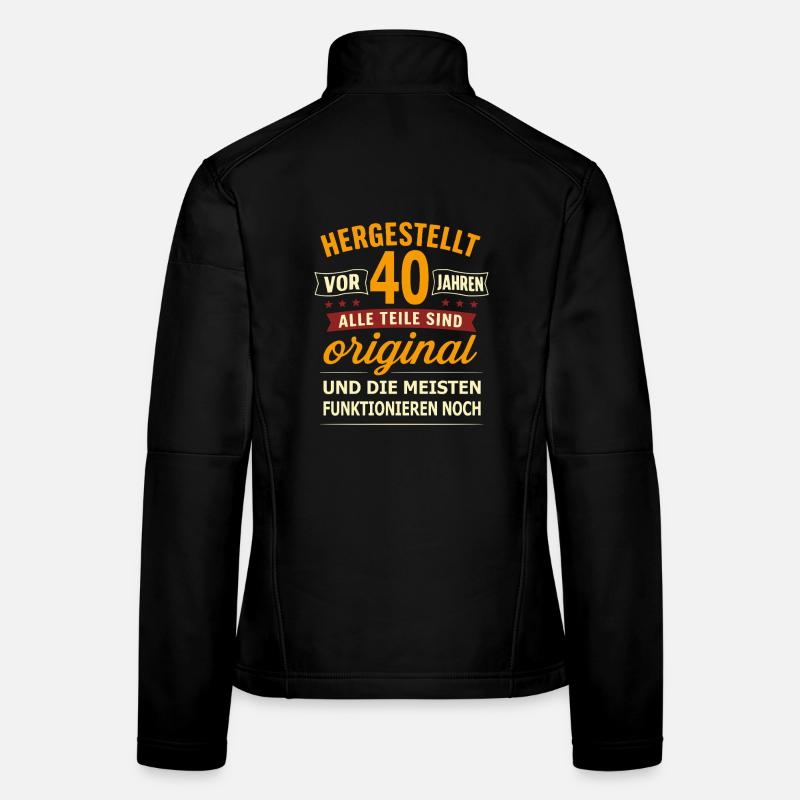 40th Birthday Original Women's Softshell Jacket