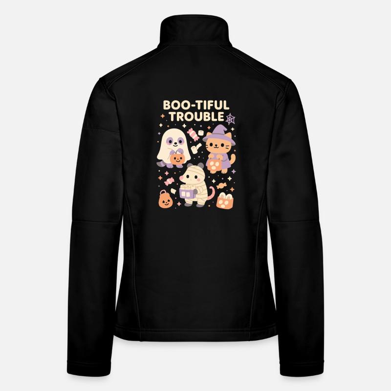 Boo-Tiful Trouble Halloween Kostüm Spaß Frauen Softshelljacke