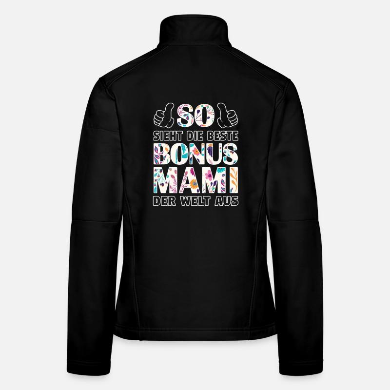 Bonus Mami Mama beste Mutter Muttertag Geschenk Frauen Softshelljacke